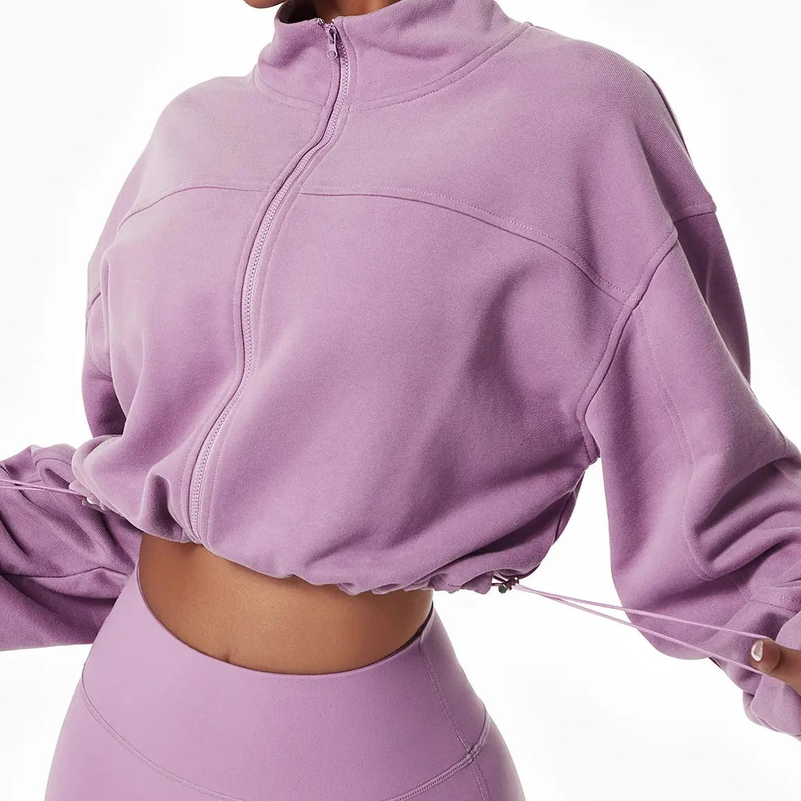 Crop Zip-up Jacket