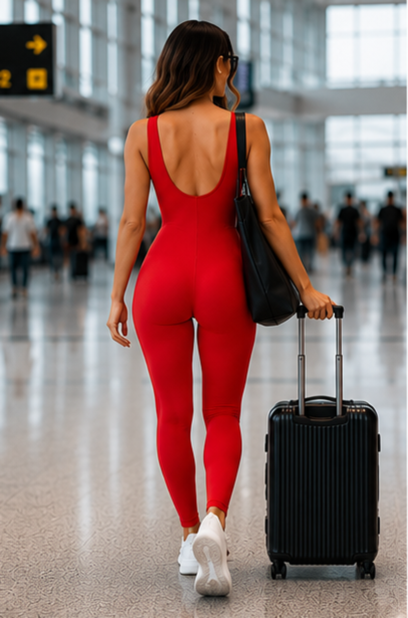 Sleeveless Sexy Backless Rompers One Piece Scrunch Butt