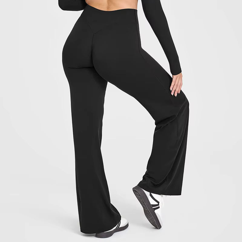 High-Waisted Flared Leggings