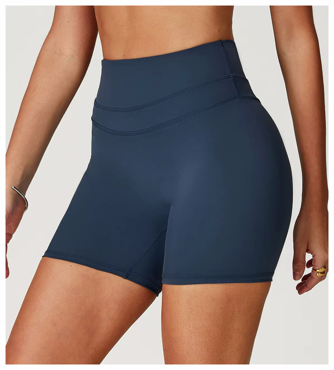 High waist breathable shorts