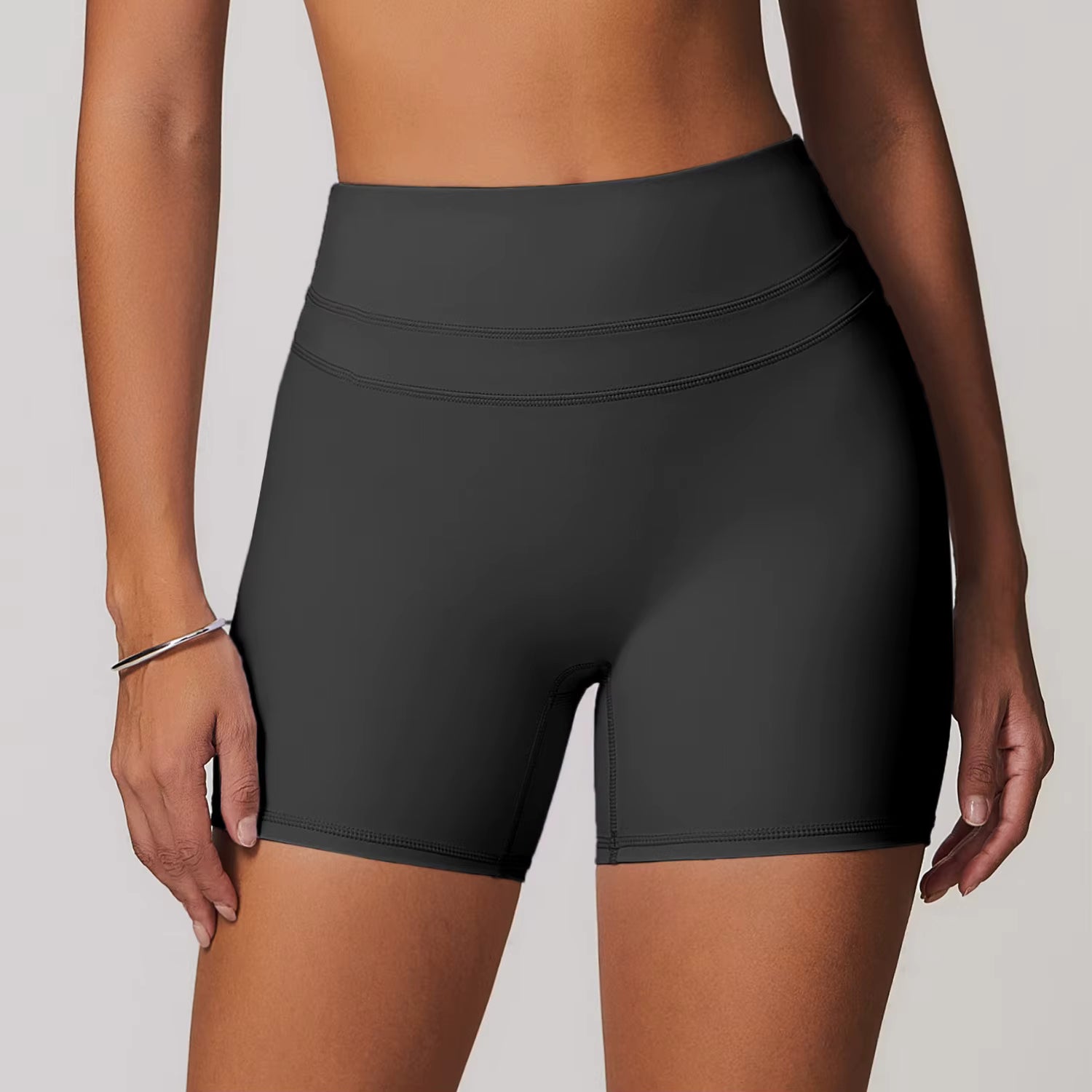High waist breathable shorts