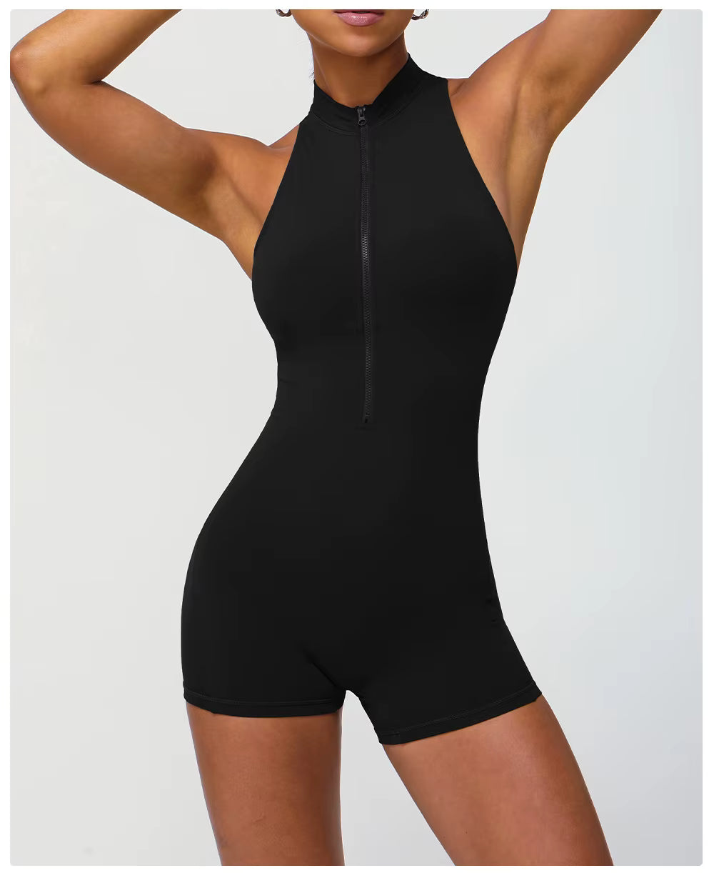 Backless Short Romper