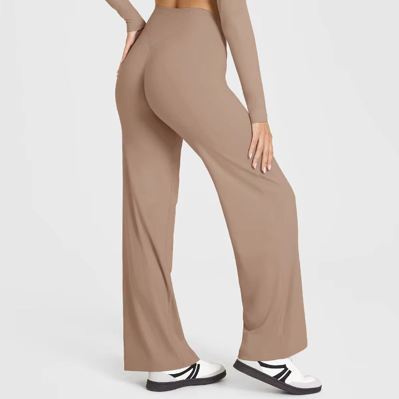 High-Waisted Flared Leggings