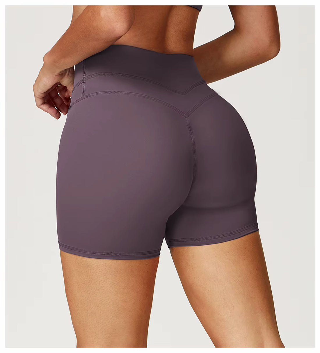 High waist breathable shorts